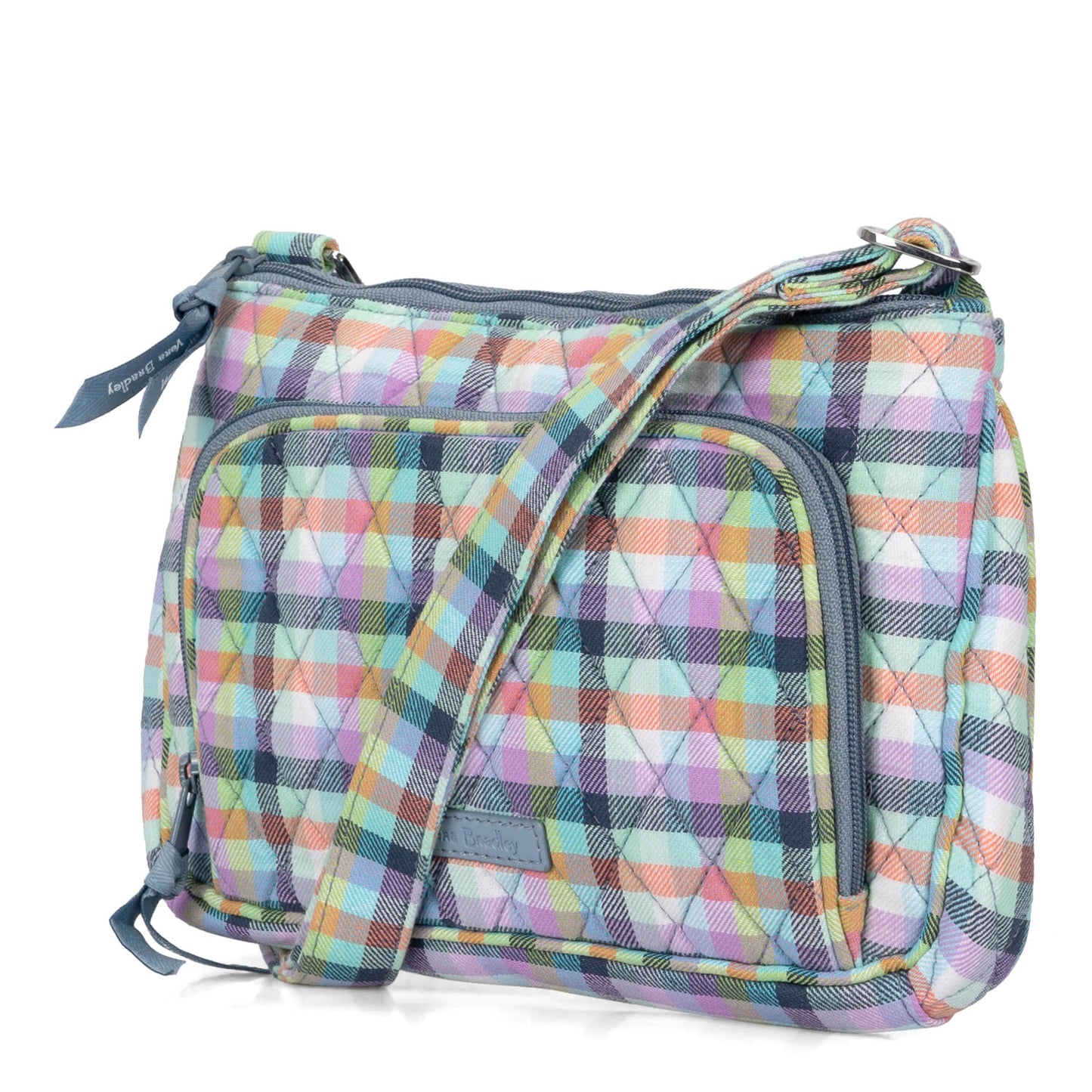 FINAL SALE Vera Bradley RFID Little Hipster Crossbody Bag Gingham Plaid